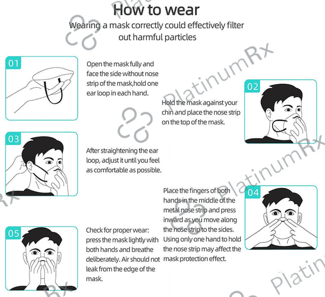 Leeford N95 FFP2 Respirator Protective Mask