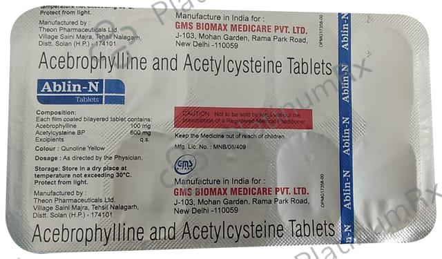 Ablin N 100/600mg Tablet 10s