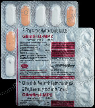 Glimfirst MP 2/500/15mg Tablet SR 15s