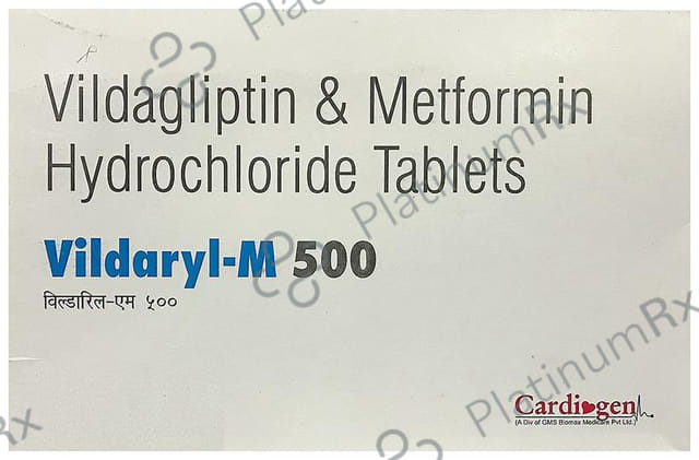 Vildaryl M 500/50mg Tablet 15s