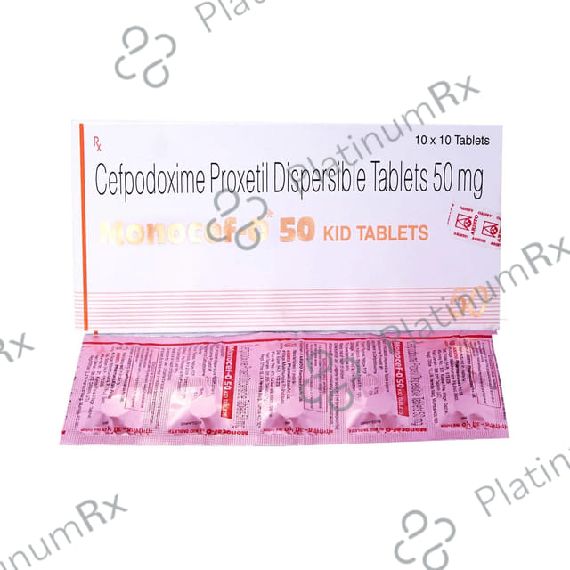 Monocef O Kid 50mg Tablet 10s