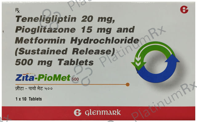 Zita Piomet 500mg Tablet SR 10s