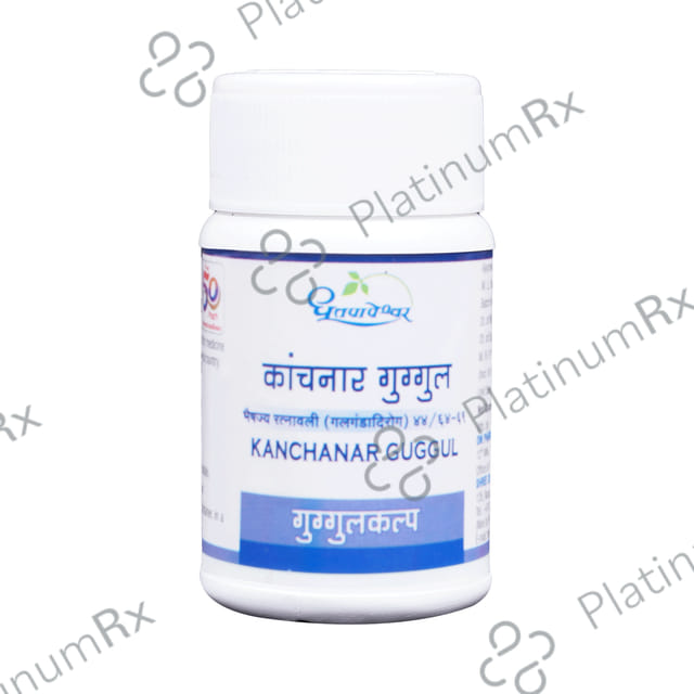 Dhootapapeshwar Kanchanar Guggul 60 tablets
