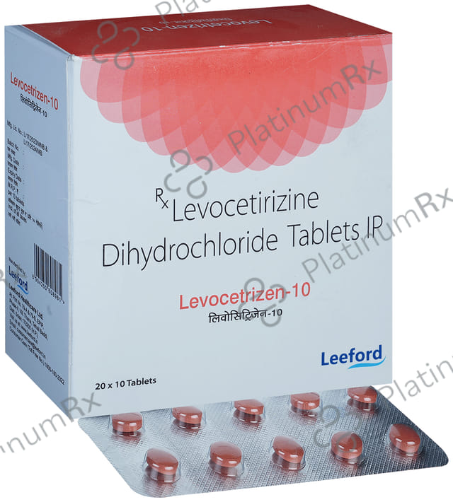 Levocetrizen 10mg Tablet 10s