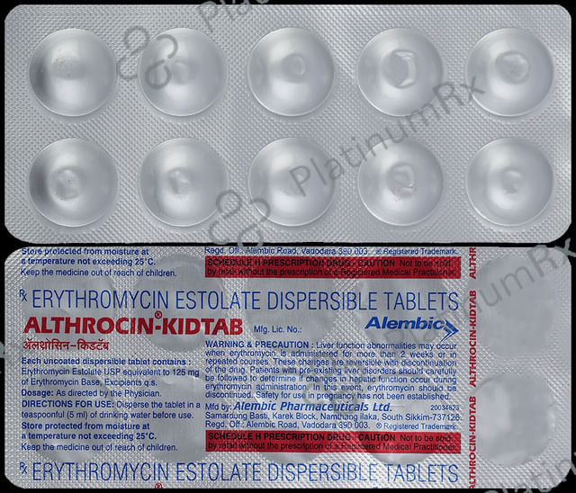 Althrocin Kid 125mg Tablet 10s