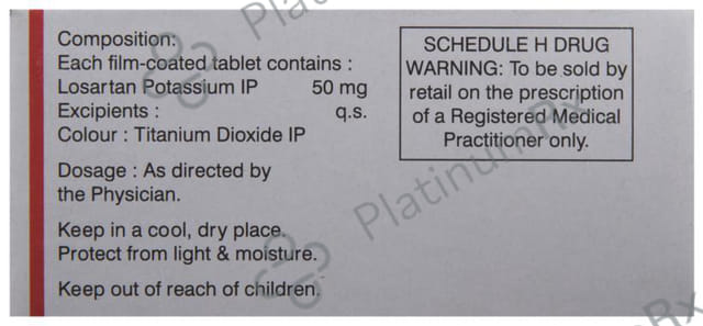 Alsartan 50mg Tablet 10s
