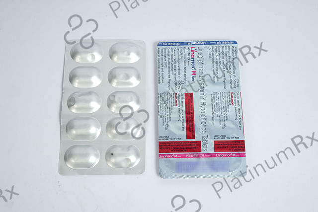 Linamac M 500/2.5mg Tablet 10s