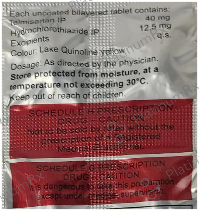 Oritel H 40/12.5mg Tablet 10s