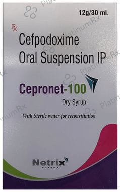 Cepronet 100mg Dry Syrup 30ml