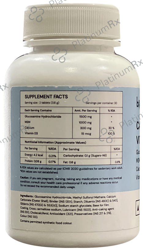 Bione Calcium & Vitamin D3 Plus Tablet 60s