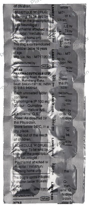 Lamez 100mg Tablet 10s
