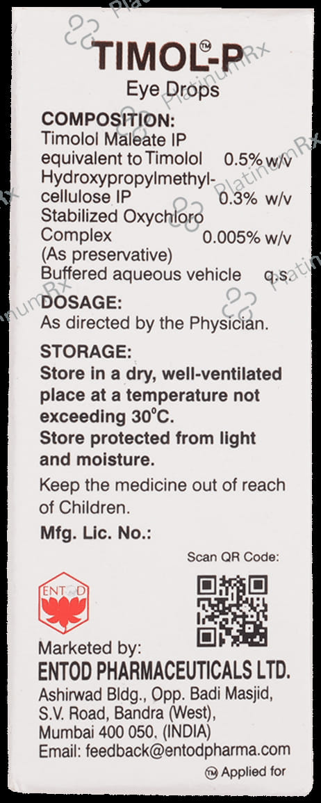 Timol P 0.5% Eye Drop 5ml