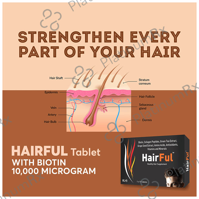 Hairful 10 Tablet For Healthy Hair