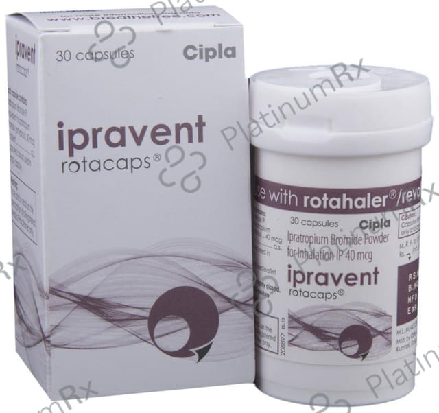 Ipravent 40 mcg Rotacaps 30s