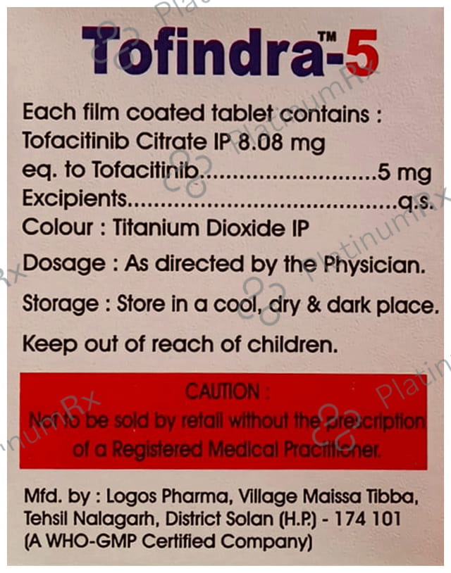 Tofindra 5mg Tablet 10s