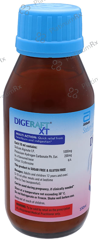 Digeraft XT 1000/200mg Oral Suspension Mint Flavour 150ml