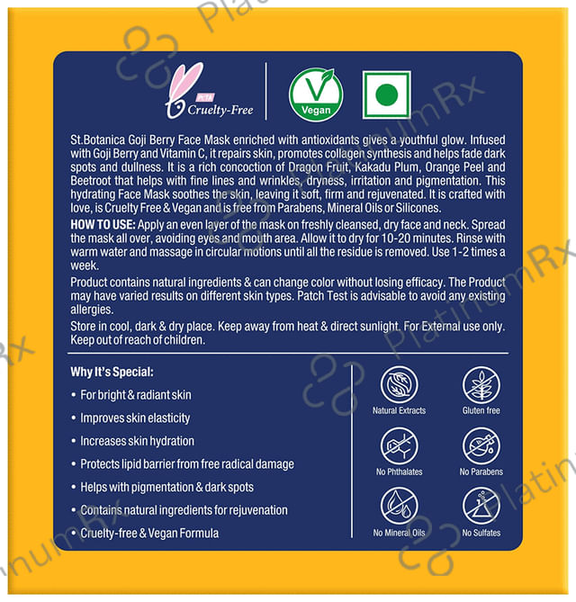 St.Botanica Goji Berry Clay Mask with Vitamin C