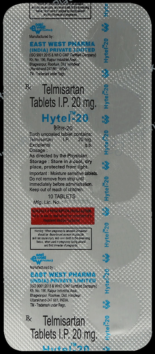 Hytel 20mg Tablet 10s