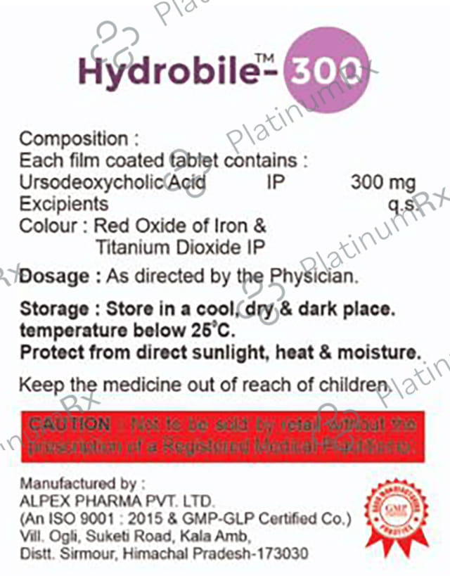 Hydrobile 300mg Tablet 10s