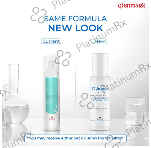 D Acne Foaming Face Wash 60ml