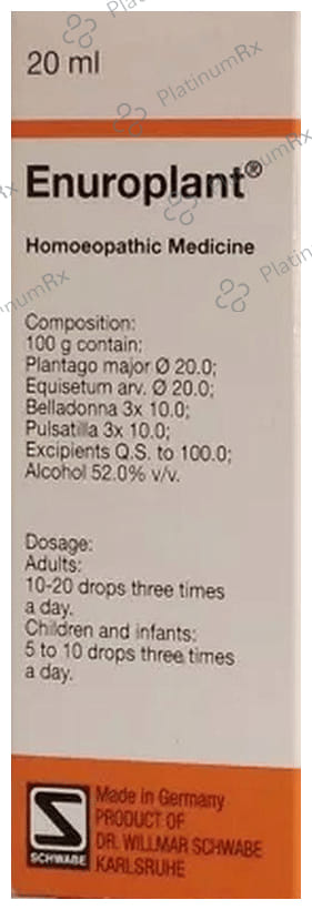 Dr Willmar Schwabe Germany Enuroplant Drop