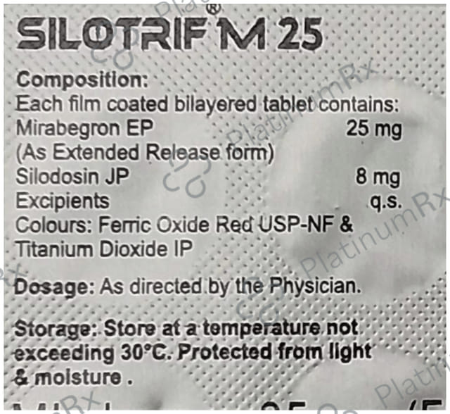 Silotrif M 25/8mg Tablet 10s