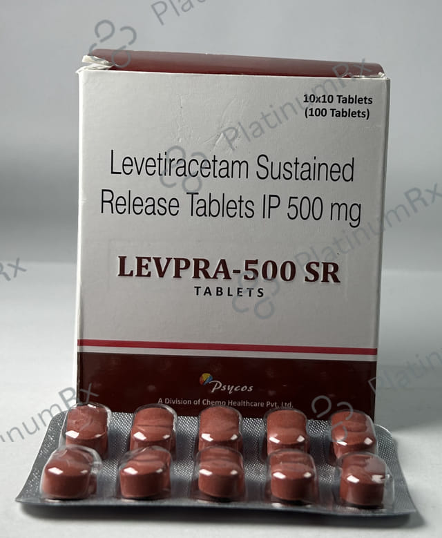 Levpra 500mg SR Tablet 10s