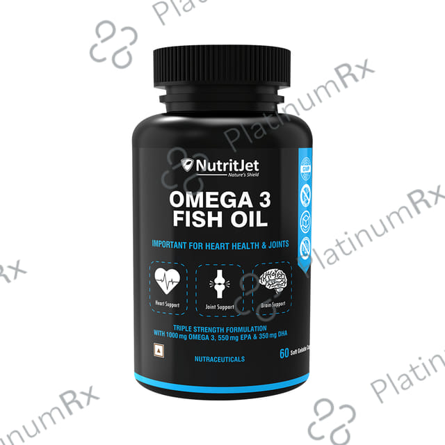 NutritJet Omega 3 Fish Oil Soft Gelatin Capsule 60s