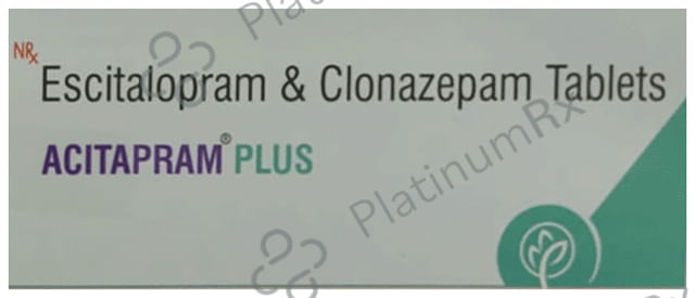 Acitapram Plus 0.5/10mg Tablet 10s