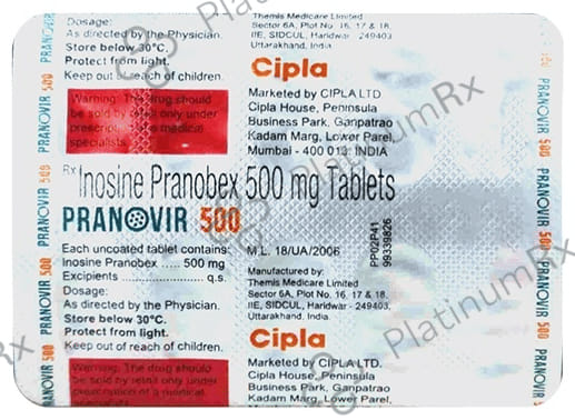 Pranovir 500mg Tablet 10s