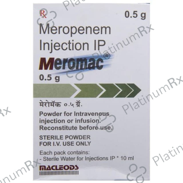 Meromac 0.5gm Injection 1s