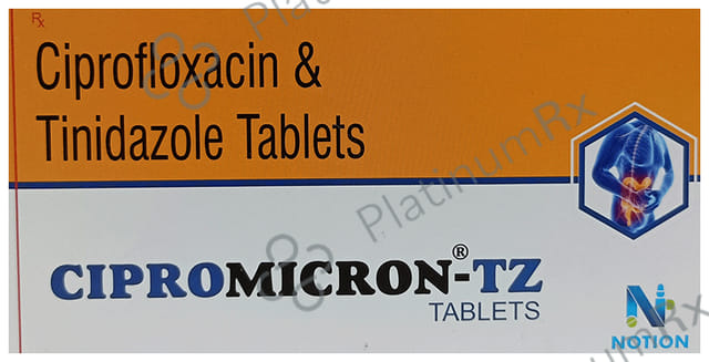 Cipromicron 500/600mg TZ Tablet 10s