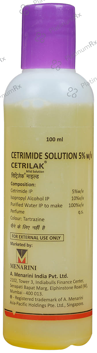 Cetrilak 5% Mild Solution 100ml