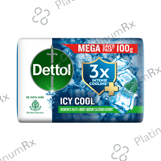 Dettol Icy Cool Soap 125gm