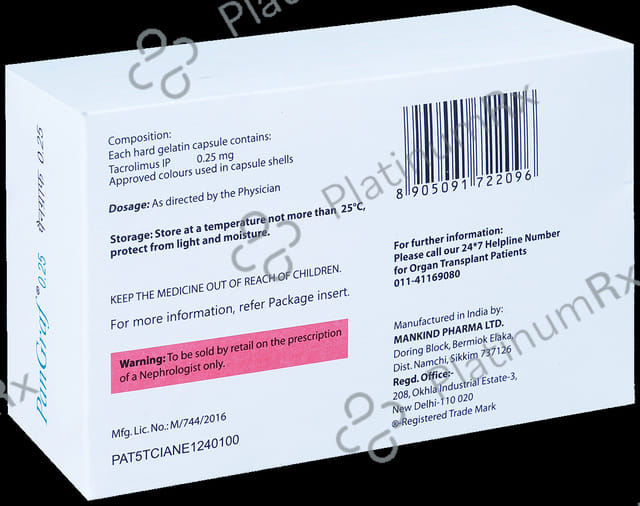 Pangraf 0.25mg Capsule 10s