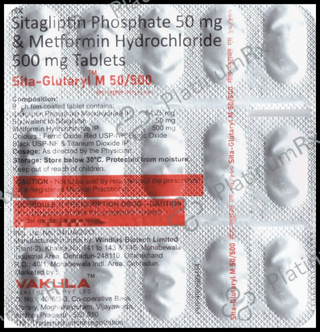 Sita-Glutaryl M 50/500 Tablet