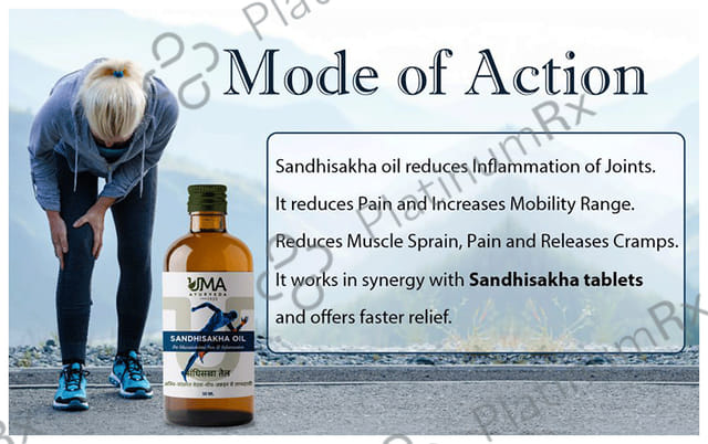 Uma Ayurveda Sandhisakha Oil for Musculoskeletal Pain & Inflammation