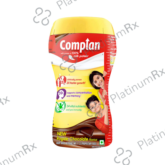 Complan Nutrition Drink Powder for Children - Nutrition Drink for Kids with Protein & 34 Vital Nutrients - Royale Chocolate 200 gm