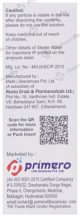 Zonaprime 1.5g Injection 1s
