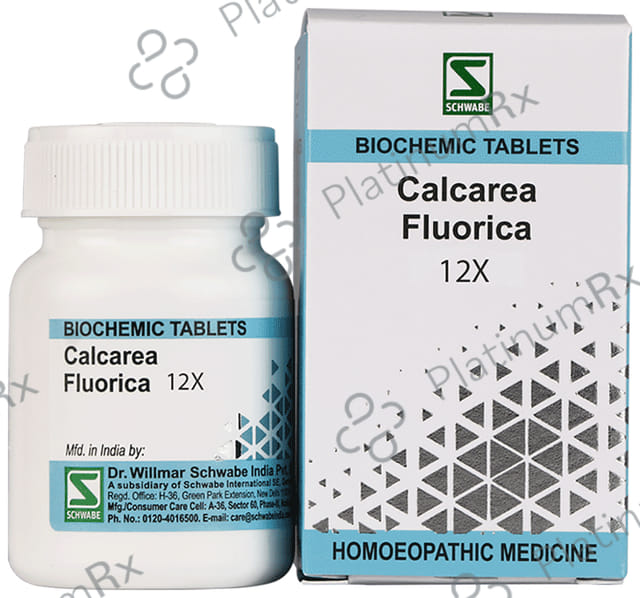 Dr Willmar Schwabe India Calcarea Fluorica Biochemic Tablet 12X 25 gm