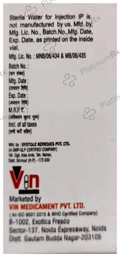 Vinixime S 1.5 1000/500mg Injection 1s