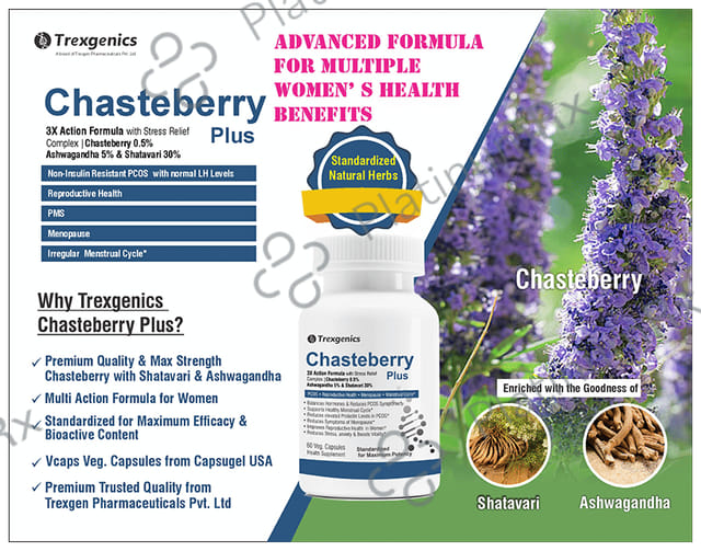 Trexgenics Chasteberry Plus Veg Capsule