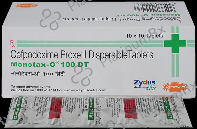 Monotax O 100mg Tablet DT 10s