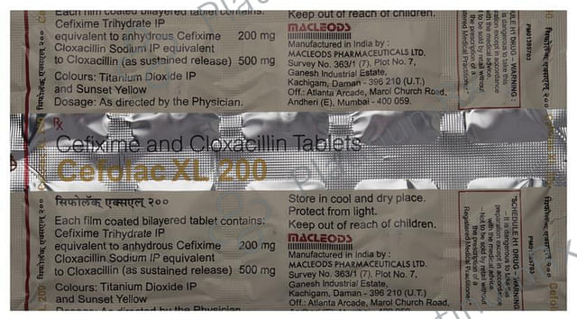 Cefolac XL 200/500mg Tablet 10s