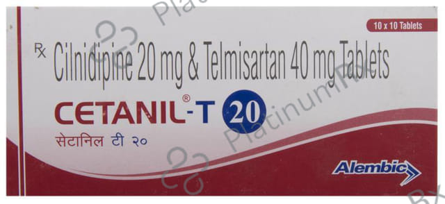 Cetanil T 20/40mg Tablet 10s
