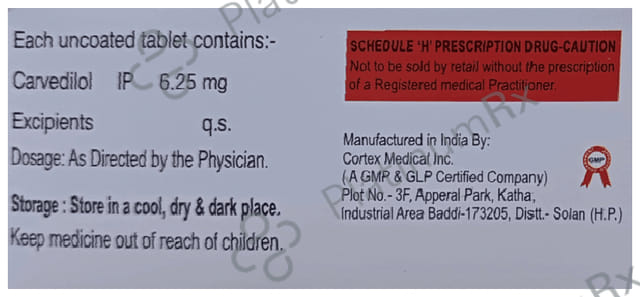 Vricarve 6.25 Tablet