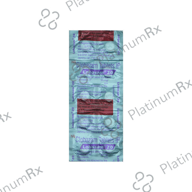 Lobazam 20mg Tablet 10s