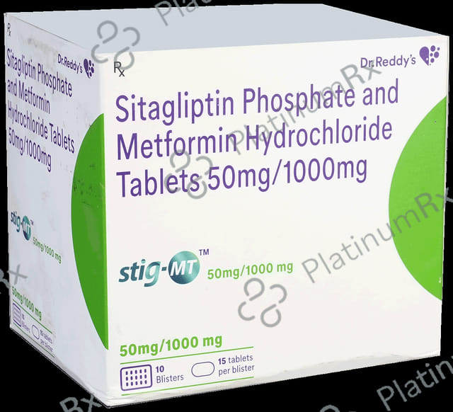 Stig MT 50/1000mg Tablet 15s