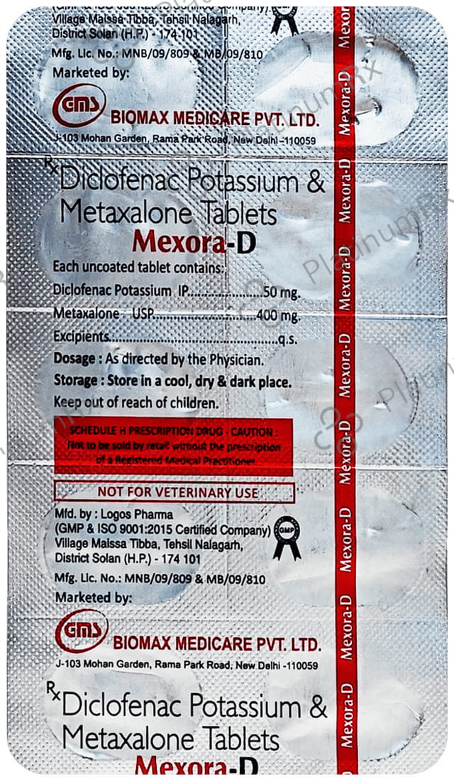 Mexora D 50/400mg Tablet 10s