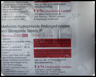 Glimisave M2/850 SR Tablet 15s